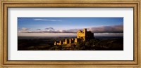 Framed Castle on a hill, Loarre Castle, Huesca, Aragon, Spain