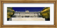 Framed Facade of a palace, Madrid Royal Palace, Madrid, Spain