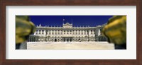 Framed Facade of a palace, Madrid Royal Palace, Madrid, Spain