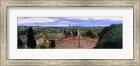 Framed Town square with St. Peter's Basilica in the background, Piazza del Popolo, Rome, Italy (horizontal)