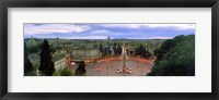 Framed Town square with St. Peter's Basilica in the background, Piazza del Popolo, Rome, Italy (horizontal)