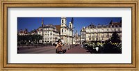 Framed Buildings along a street, Besancon, Franche-Comte, France