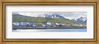 Framed Town at waterfront, Ushuaia, Tierra Del Fuego, Argentina