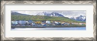 Framed Town at waterfront, Ushuaia, Tierra Del Fuego, Argentina