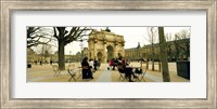 Framed Arc De Triomphe Du Carrousel, Musee Du Louvre, Paris, Ile-de-France, France