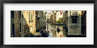 Framed Boats in a canal, Castello, Venice, Veneto, Italy