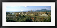 Framed Buildings in a city with Florence Cathedral in the background, San Niccolo, Florence, Tuscany, Italy