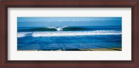 Framed Waves in the ocean, North Shore, Oahu, Hawaii