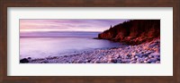 Framed Sunset over the coast, Acadia National Park, Maine