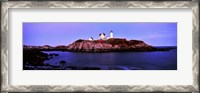 Framed Nubble Lighthouse, Cape Neddick, Maine