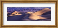 Framed Sand Dunes and Mountains, Death Valley National Park, California