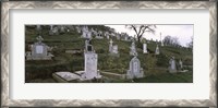 Framed Tombstone in a cemetery, Saxon Church, Biertan, Transylvania, Mures County, Romania