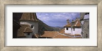 Framed Courtyard of a castle, Bran Castle, Brasov, Transylvania, Mures County, Romania