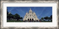 Framed Crowd at a basilica, Basilique Du Sacre Coeur, Montmartre, Paris, Ile-de-France, France