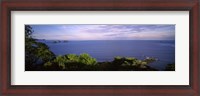 Framed Island in an ocean, Papagayo Peninsula, Costa Rica