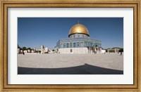 Framed Town square, Dome Of the Rock, Temple Mount, Jerusalem, Israel
