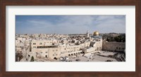 Framed Wailing Wall, Jerusalem, Israel