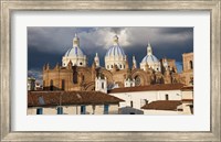 Framed Low angle view of a cathedral, Immaculate Conception Cathedral, Cuenca, Azuay Province, Ecuador