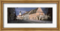 Framed Church in a city, Black Church, Brasov, Transylvania, Romania