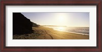 Framed Sunset over the beach, Lagos, Faro District, Algarve, Portugal