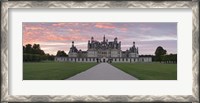 Framed Facade of a castle, Chateau Royal De Chambord, Loire-Et-Cher, Loire Valley, Loire River, Region Centre, France