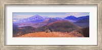 Framed Volcanic landscape, Maui, Hawaii