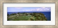 Framed Keanae Peninsula, Hana, Maui, Hawaii, USA
