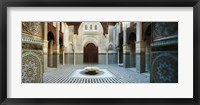 Framed Interiors of a medersa, Medersa Bou Inania, Fez, Morocco