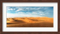 Framed Sahara Desert landscape, Morocco