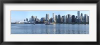Framed Skyscrapers at the waterfront, Canada Place, Vancouver, British Columbia, Canada 2011