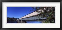 Framed Hartland Bridge, New Brunswick, Canada