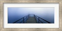 Framed Pier on a lake, Herrington Manor Lake, Garrett County, Maryland, USA
