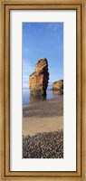 Framed Pebbles on the beach, Ladram Bay, Devon, England