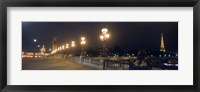 Framed Pont Alexandre III with the Eiffel Tower and Hotel Des Invalides in the background, Paris, Ile-de-France, France