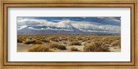 Framed Death Valley landscape, Panamint Range, Death Valley National Park, Inyo County, California, USA