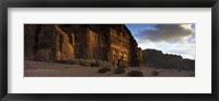 Framed Clouds beyond the Palace Tomb, Wadi Musa, Petra, Jordan