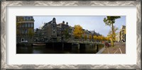 Framed Bridge Over a Canal, Amsterdam, Netherlands