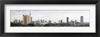 Framed Skyline in a city, Nairobi, Kenya 2011