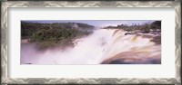 Framed Waterfall after heavy rain, Iguacu Falls, Argentina-Brazil Border