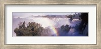 Framed Iguacu Falls, Argentina-Brazil Border