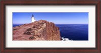 Framed Lighthouse at a coast, Anacapa Island Lighthouse, Anacapa Island, California, USA