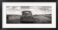 Framed Old truck in a field, Napa Valley, California, USA