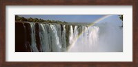 Framed Rainbow over Victoria Falls, Zimbabwe