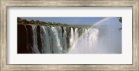 Framed Rainbow over Victoria Falls, Zimbabwe