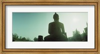Framed Back of a statue of Buddha, Sukhothai Historical Park, Sukhothai, Thailand