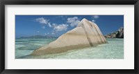 Framed Boulders on the beach, Anse Source d'Argent, La Digue Island, Seychelles