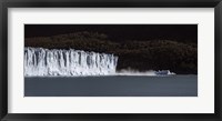 Framed Glaciers in a lake, Moreno Glacier, Argentino Lake, Argentine Glaciers National Park, Santa Cruz Province, Patagonia, Argentina