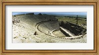 Framed Ancient theatre in the ruins of Hierapolis, Pamukkale,Turkey (horizontal)