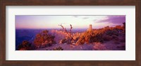 Framed Rock formations with a river, Desert View Watchtower, Desert Point, Grand Canyon National Park, Arizona