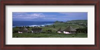 Framed Thatched Rondawel huts, Hole in the Wall, Coffee Bay, Transkei, Wild Coast, Eastern Cape Province, Republic of South Africa